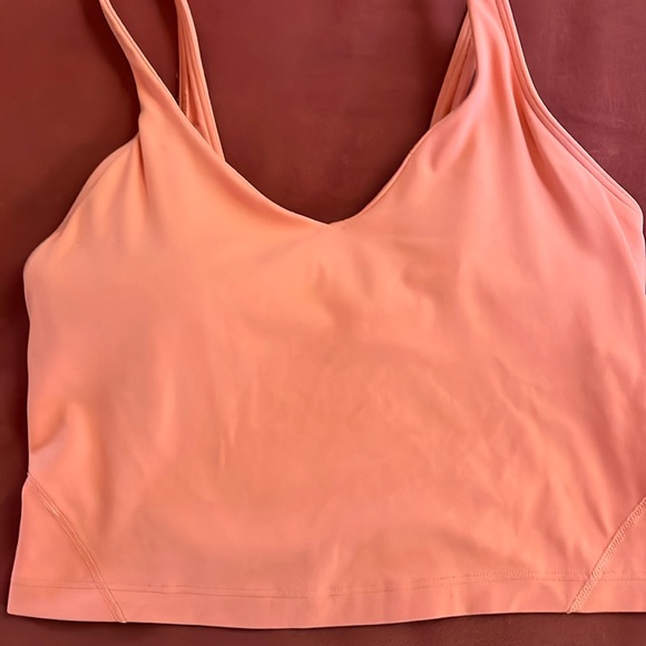 Raspberry Cream Lulu Align tank - Picture 1 of 4